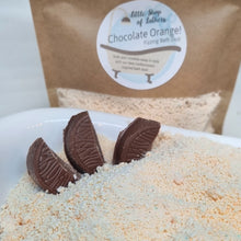 Load image into Gallery viewer, Feelgood Fizzing Bath Dust - Chocolate Orange - self care pampering bath treats
