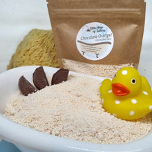 Load image into Gallery viewer, Feelgood Fizzing Bath Dust - Chocolate Orange - self care pampering bath treats
