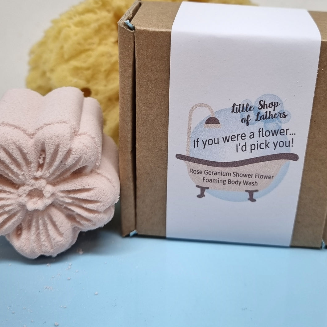 If You Were a Flower, I'd Pick You - Shower Flower - Foaming Body Wash - Choose from 3 scents