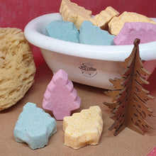 Load image into Gallery viewer, Tree Wishes Mini Christmas Tree Bath Bombs - Festive bath treat - Christmas Stocking Filler
