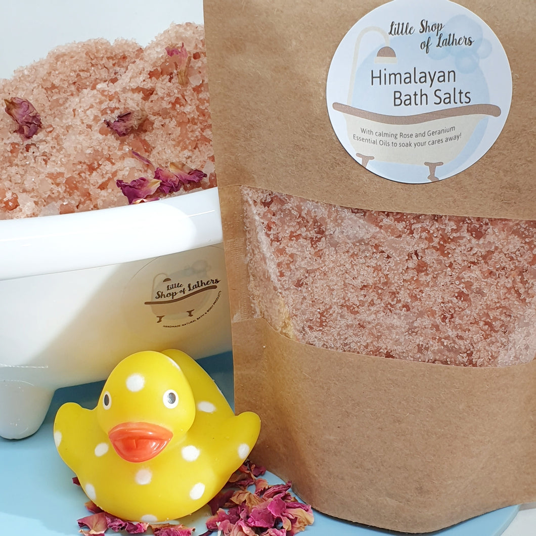 Himalayan Bath Salts - Rose & Geranium