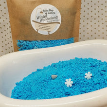 Load image into Gallery viewer, Winter Wonderland Festive Fizzing Bath Dust - Christmas bath treat - Stocking Filler
