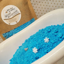 Load image into Gallery viewer, Winter Wonderland Festive Fizzing Bath Dust - Christmas bath treat - Stocking Filler
